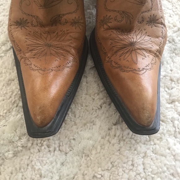 Colin Stuart Leather Cowboy Boots - Picture 4 of 5